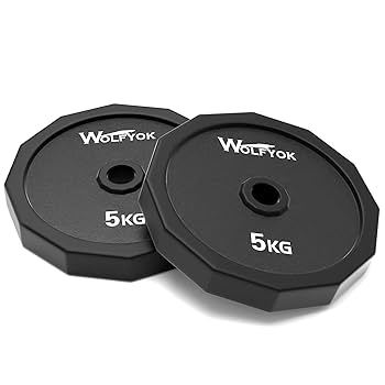 Amazon | ダンベル プレート 2枚セット 5kg*2 合計10kg 25mm径