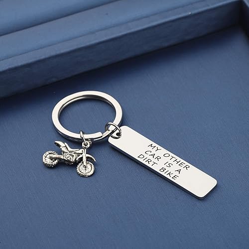 Miniatura 4 de MYOSPARK Motocross Rider Gift My Other Car is a Dirt Bike Llavero Motocicleta Dirt Biker Regalo Para Motocross Racer
