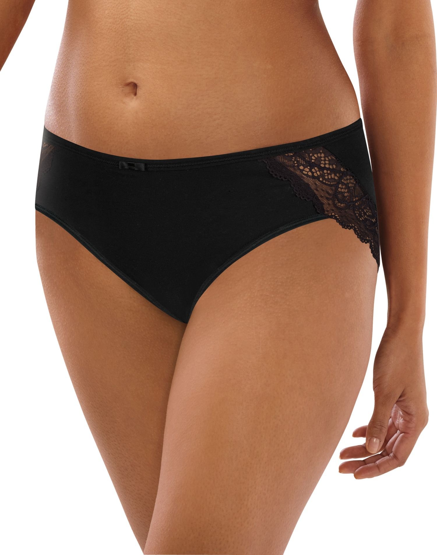 Bali Women's Cotton Desire W/Lace Hipster