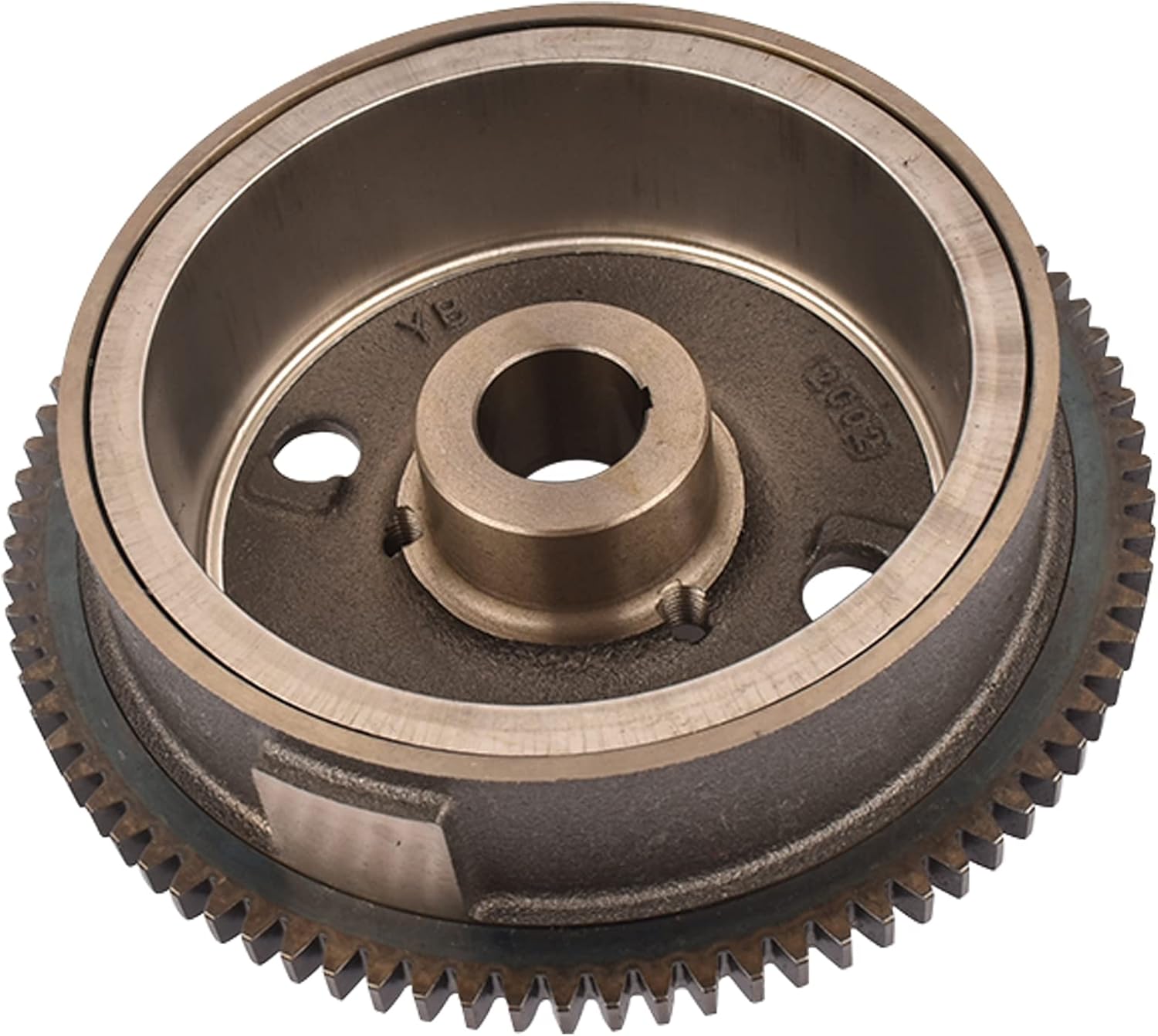 3085558 FF97 Magneto Rotor Flywheel Replacement for Polaris Sportsman 500 400 Big Boss Replacement for Magnum Scrambler 1997-2004 Flywheel Rotor OE# 3086819 3086983 3087166