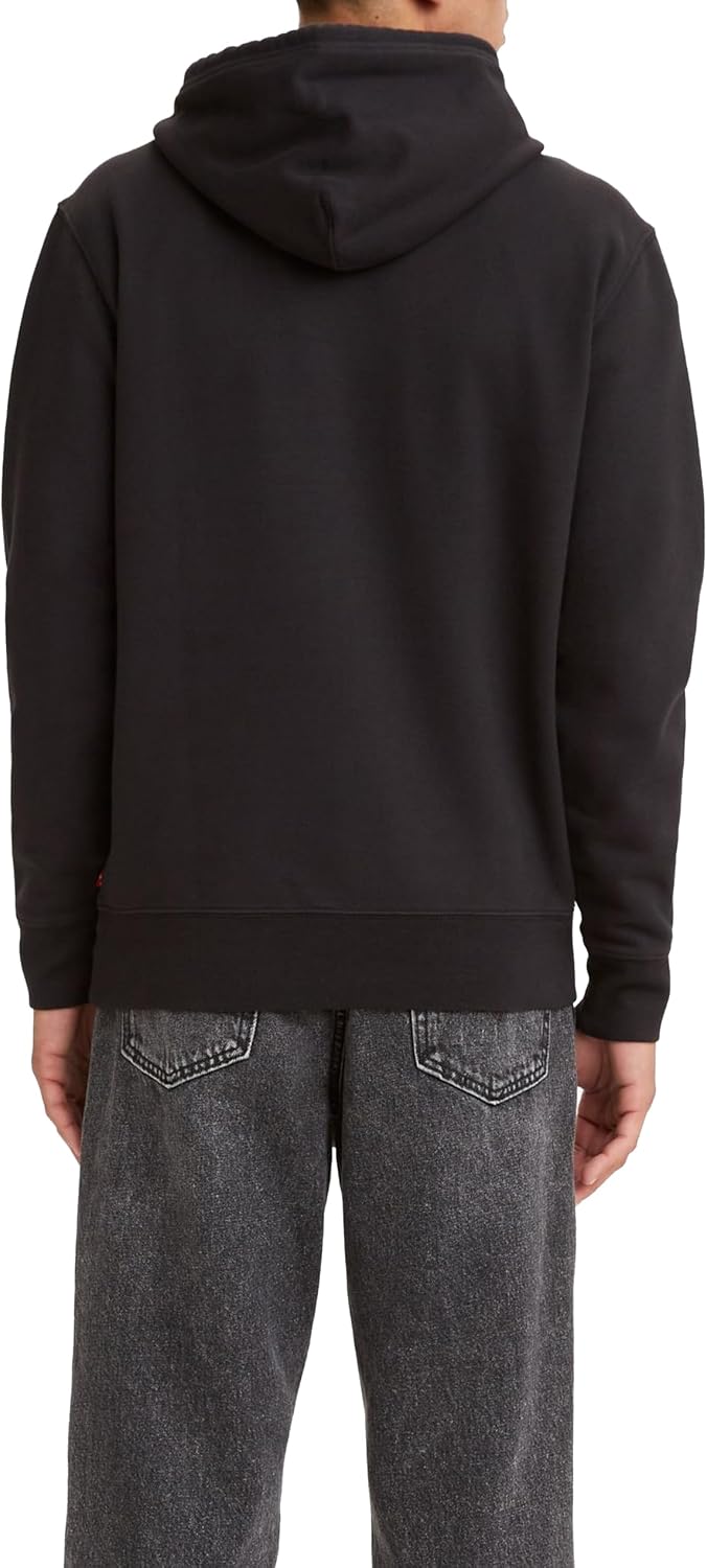 Levi's Men's Standard Graphic Sweatshirt Hoodie Hoodie L Housemark Two Color Jet Black