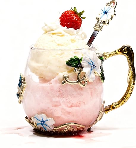 Miniatura 17 de Regalos navideños para mujeres, mamá, regalos perfectos para Navidad, Día de San Valentín, taza de café esmaltada de vidrio, regalos de cumpleaños