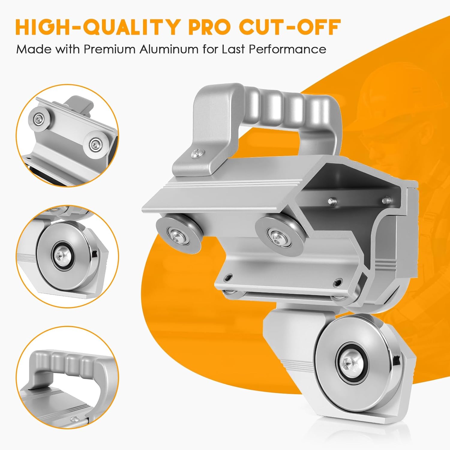 Pro Cut-off with Case 10379, Precision Cutter for Heavy-Duty Sheet Metal & Vinyl, Pro Metal Cutting Tool Compatible with Pro 14 HD, MX Series, and MAX-I-MUM XL Series Brakes
