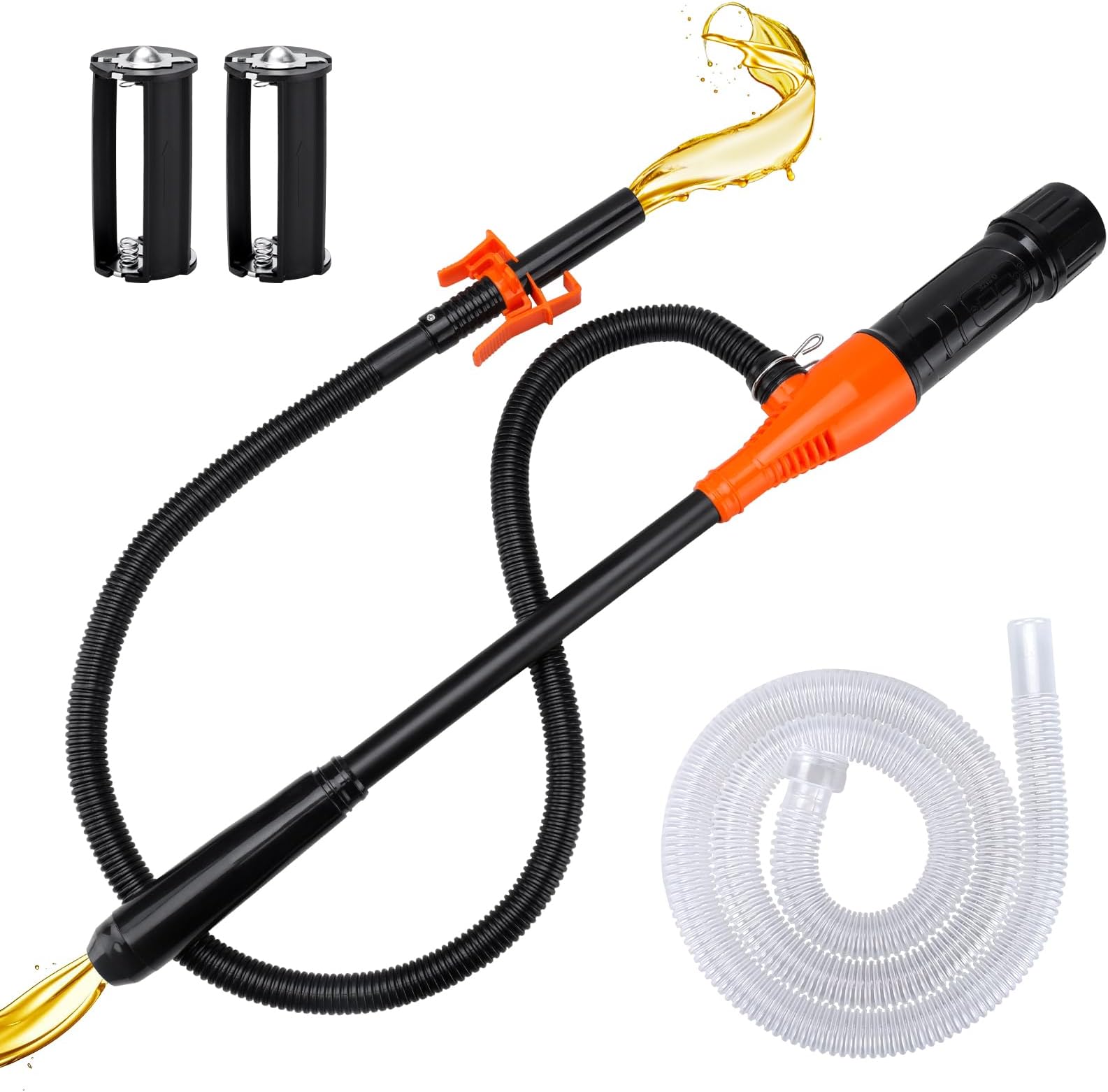 LOCOPOW Elektrische Transferpumpe - Batteriebetrieben Für Benzin & Flüssigkeiten