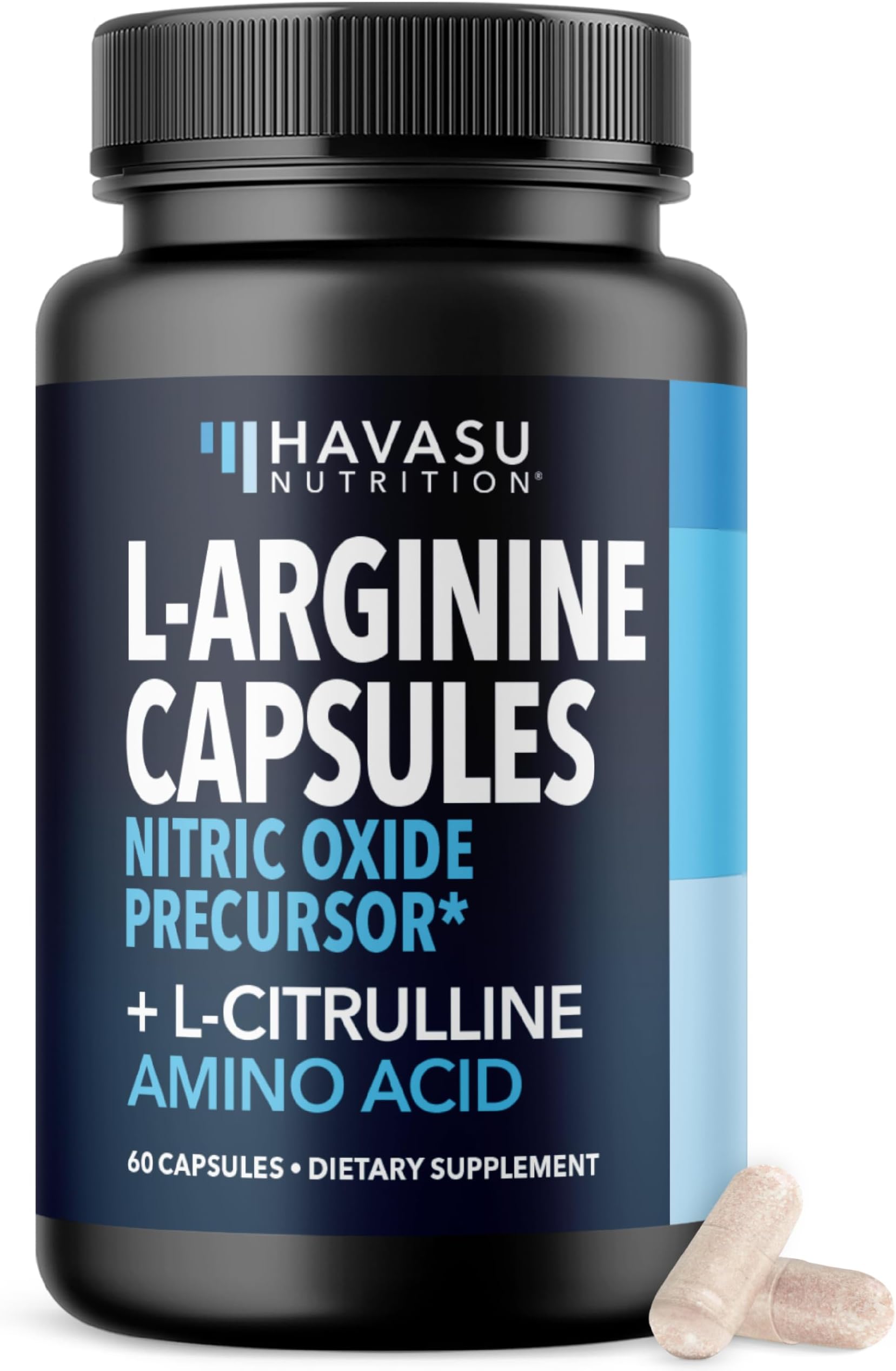 Extra Strength L Arginine - 1200mg Nitric Oxide Supplement for Muscle Growth, Vascularity & Energy - Powerful NO Booster With L-Citrulline & Essential Amino Acids To Train Longer & Harder