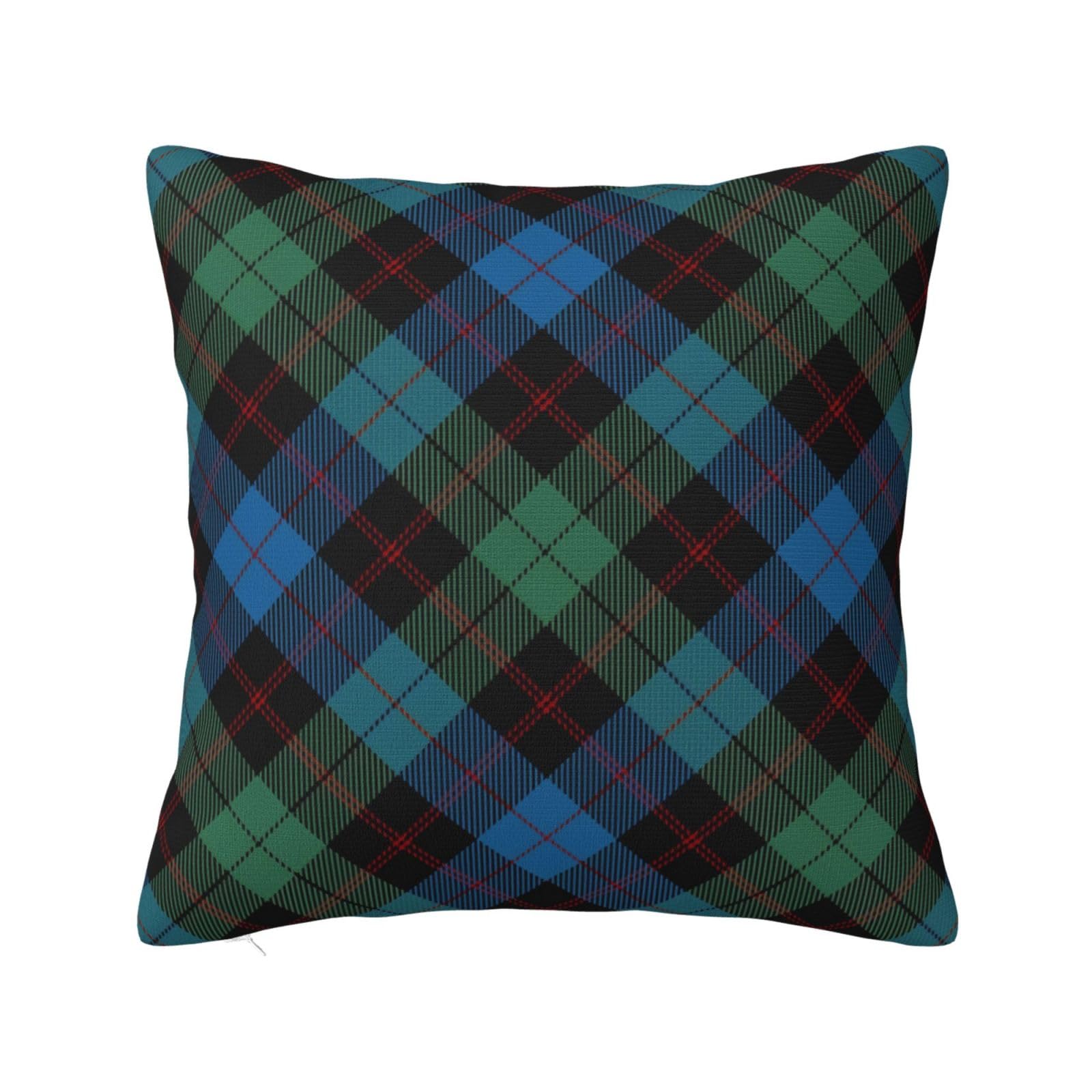 Scottish Clan Guthrie Tartan Plaid Pillowcase 22"x22"