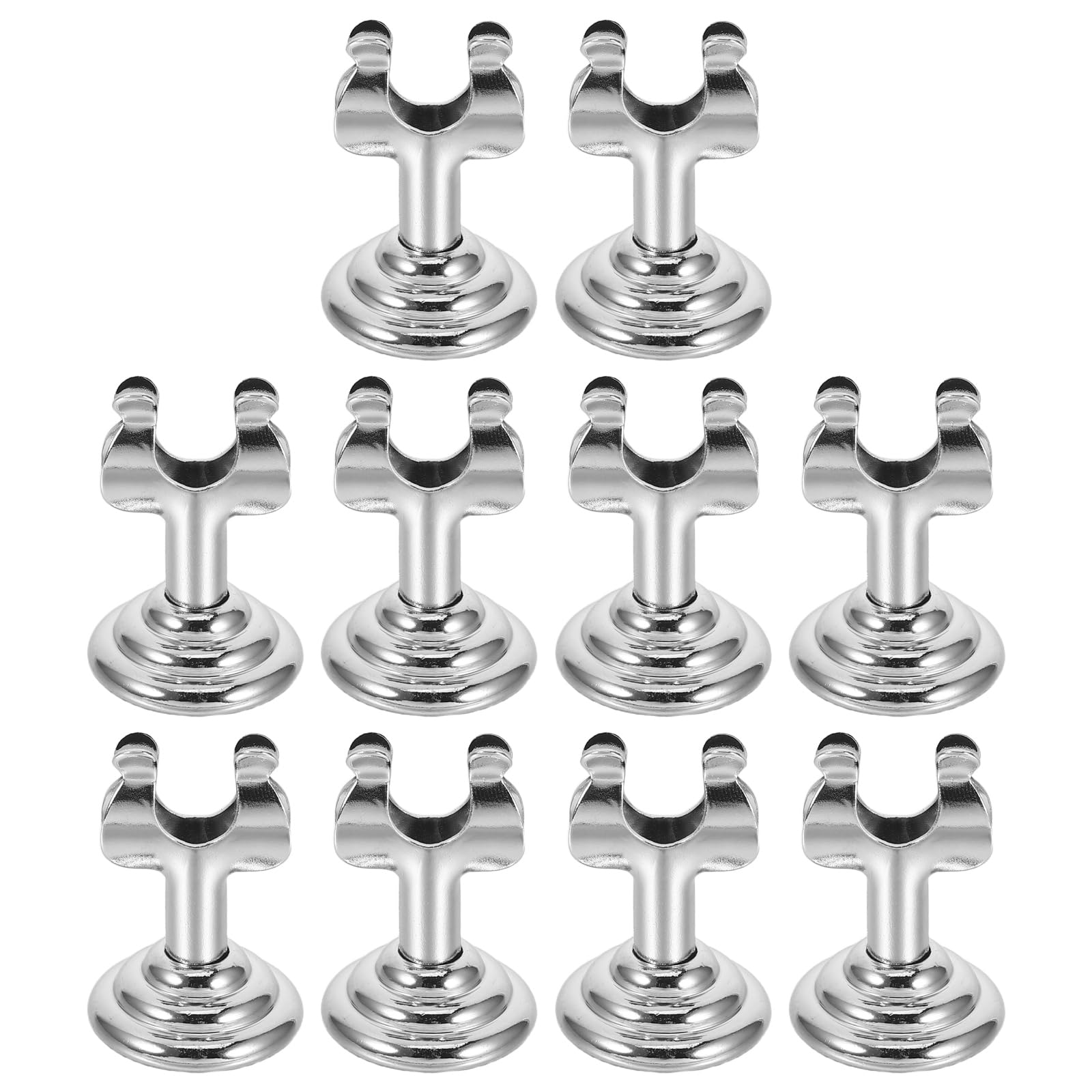 Didiseaon Clip Porta Etichette in Metallo Inossidabile 10 Pezzi per Espositori da Negozio e Scaffali Retail, Facile da Aggiornare e Versatile per Cartelli Alimentari