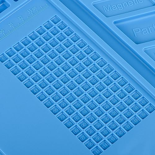 Miniatura 2 de Estera de soldadura de aislamiento de silicona Kit de trabajo de reparación de almohadilla de soldadura magnética resistente al calor para soldadura