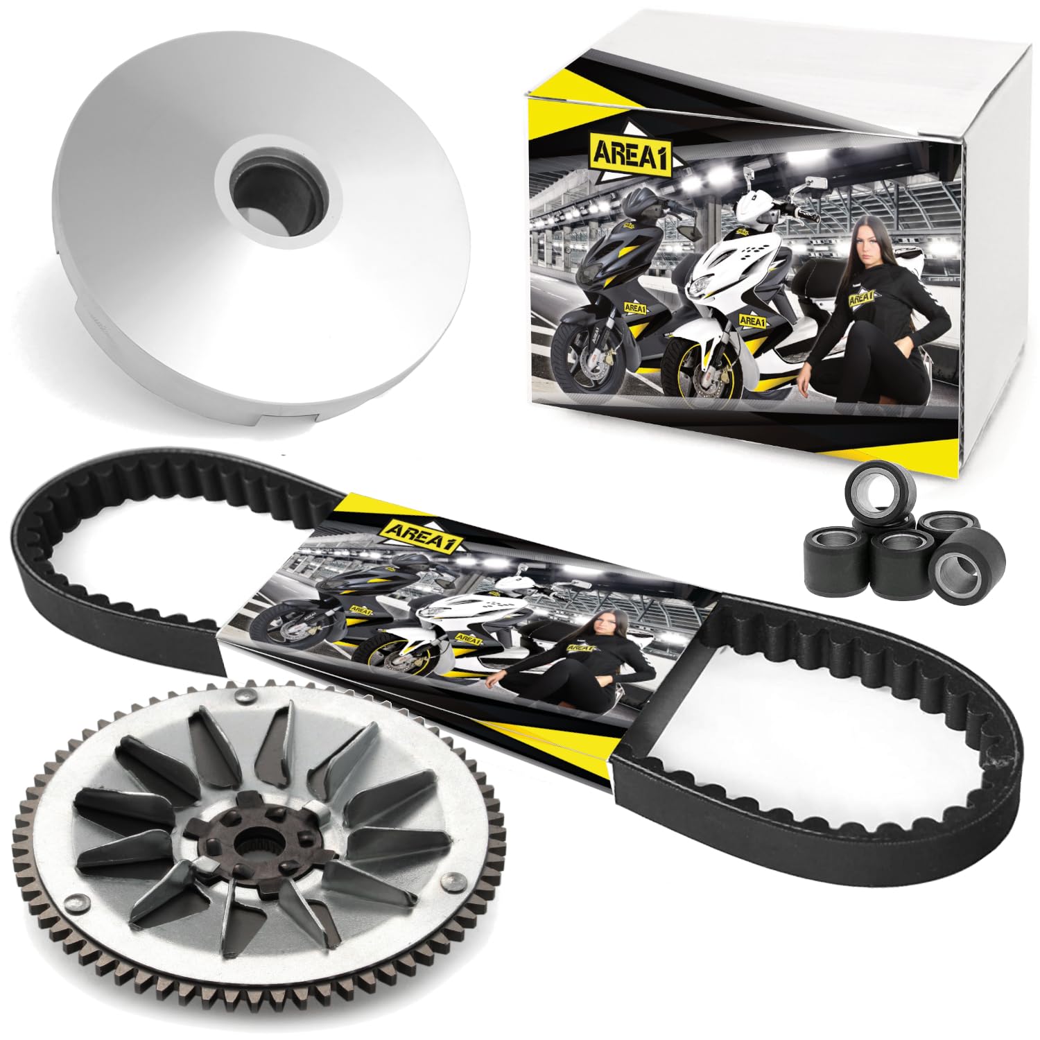 PULEGGIA FISSA VARIATORE CNC RINFORZATA 50 Speedfight 2 LC DELLORTO 2006-2009 - Foto 10