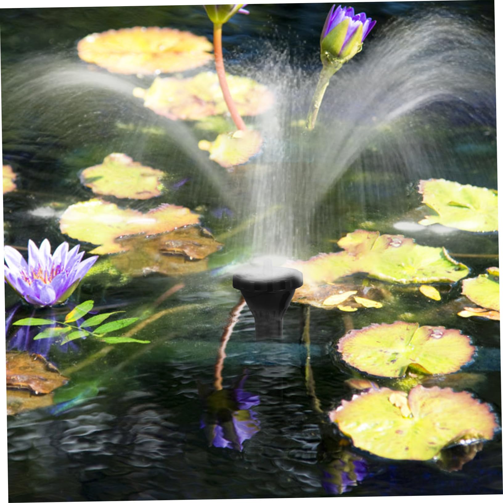 UPKOCH Springbrunnen Düsen Pilz Set 9 Stück Wasserbrunnen Teich Sprinkler Tauchpumpe Kompatibel