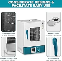 Vista 4 de Towallmark Incubadora de laboratorio Incubadora de bacterias 20L RT-149.0 F Incubadora digital científica PID Control de temperatura Incubadora