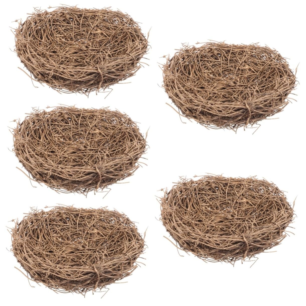 VANZACK 5 Uds Nido De Pájaro Nido De Pájaro Nido De Pájaro Adorno De Nido De Pájaro Adornos De Nido Decoraciones Decoración De Boda Casas Decorativas para Pájaros Decoración De