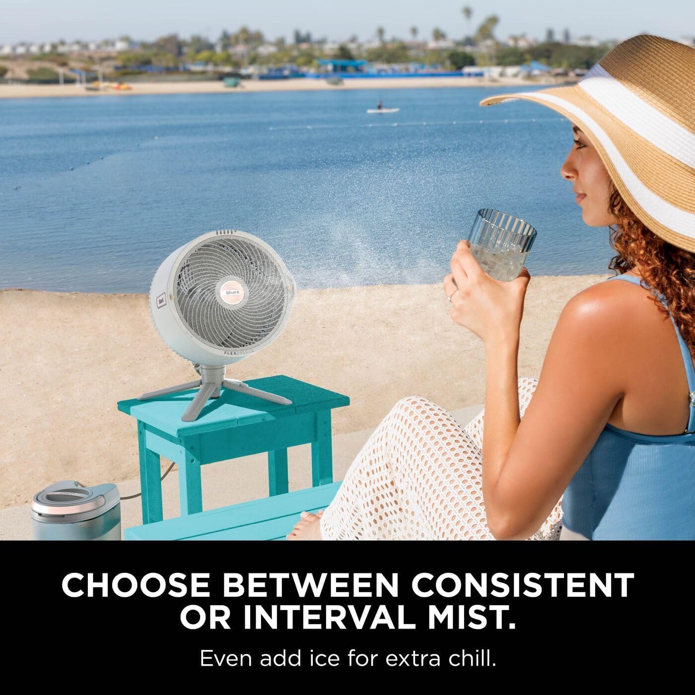 Shark FlexBreeze Pro Mist Cordless Indoor & Outdoor Fan image 2