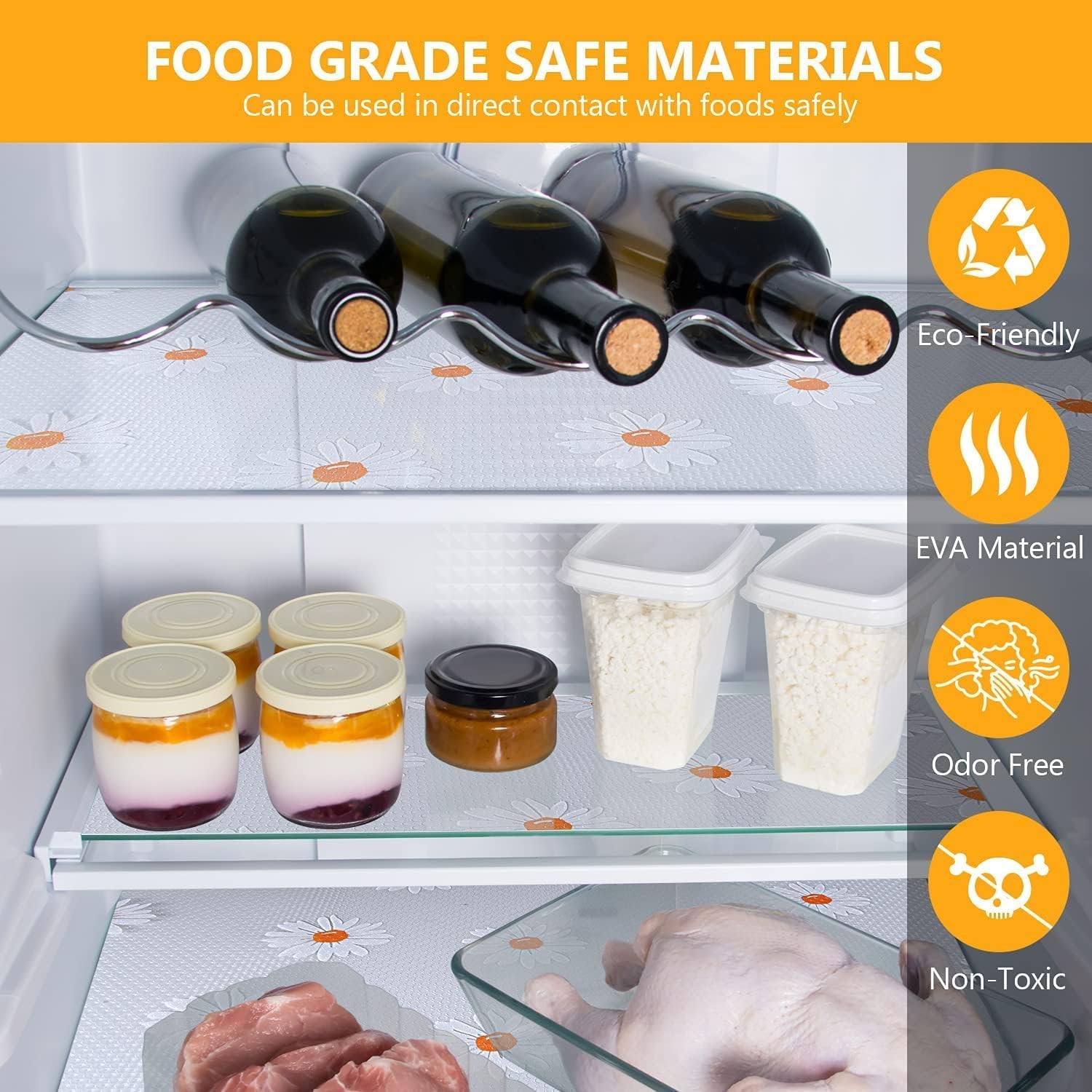 ESPERO Fridge Mats - Food Safe & Non-Slip -5 ESPERO Fridge Mats - Food Safe & Non-Slip -5