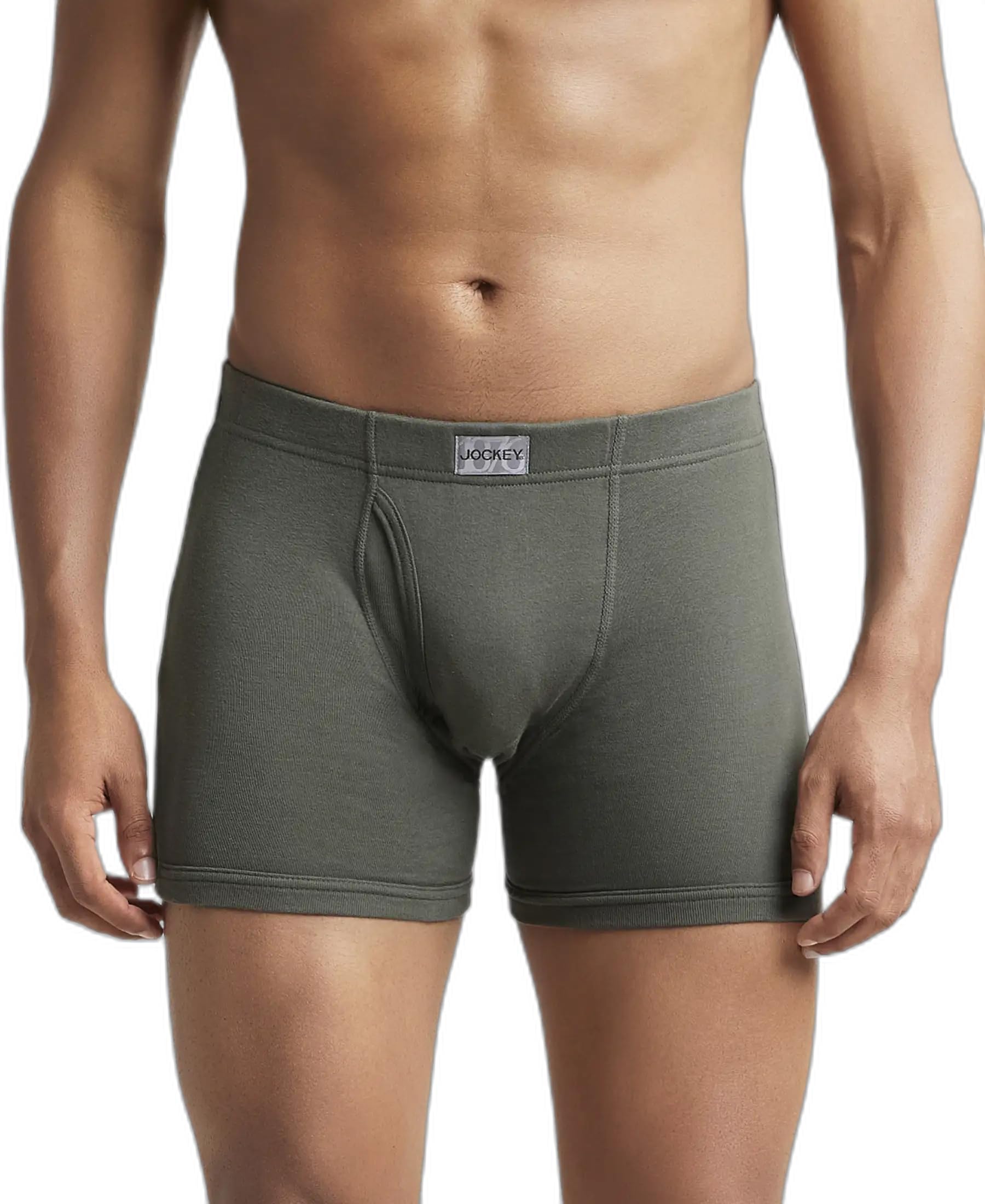 jockey 8008 Men's Super Combed Cotton Rib Solid Boxer Brief with Ultrasoft Concealed Waistband-picture-23