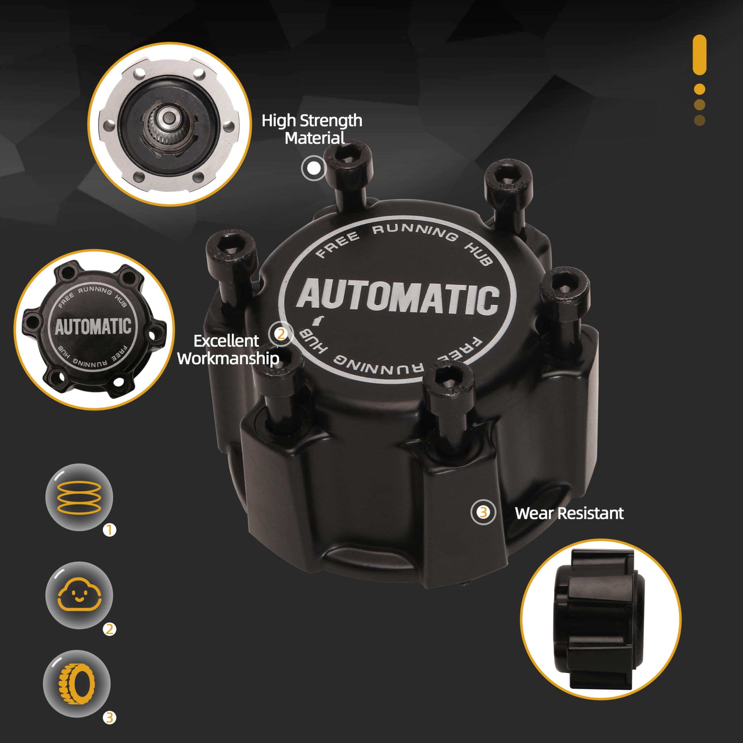 Amazon.com: JAVOUKA 402601S700 Automatic Free Running Wheel