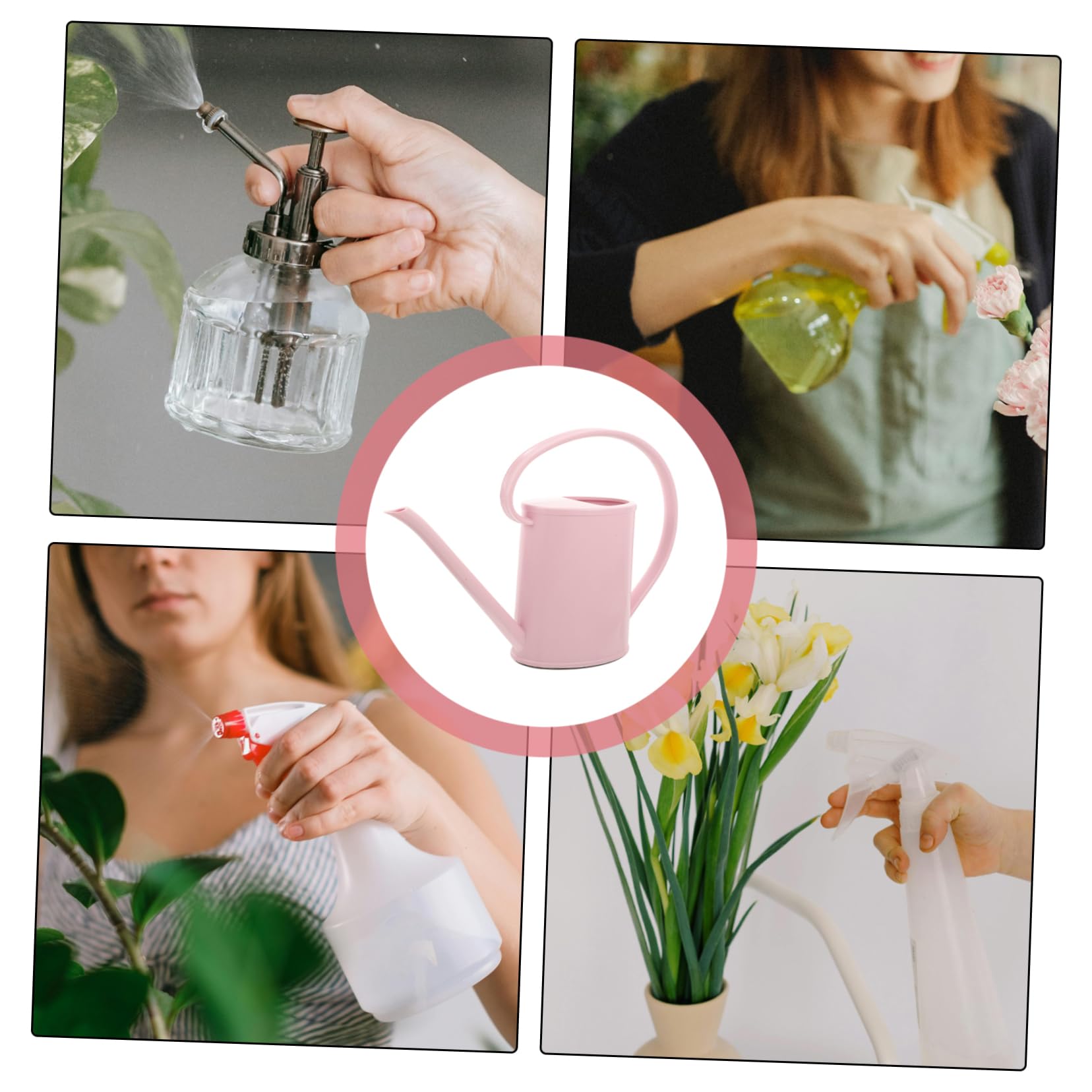 YARNOW 2pezzi Annaffiatoio Da Giardino Beccuccio Per Piante Ufficio e Giardino Materiale Di Qualità Design Semplice e Funzionale