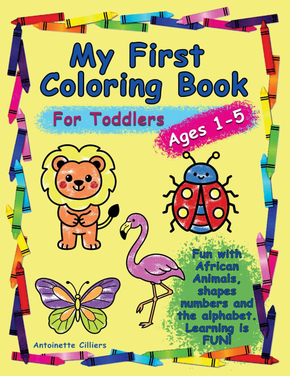My First Coloring Book: Learning Fun