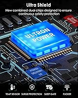 Vista 4 de Cargador de 45 W para Steam Deck, Nintendo Switch, Switch Lite OLED de carga súper rápida de 6.5 pies, cable plegable para modo de TV, fuente