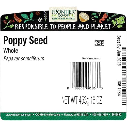 Miniatura 7 de FRONTIER - Semilla de amapola frontal entera, 1 libra