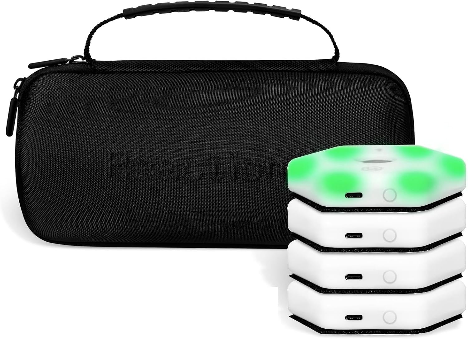 Sports Reaction Agility Lights Training Kit - Professional Reaction Time & Agility Training System with LED Light Modules for Athletes, Physical Therapists, Coaches, and Fitness Trainers
