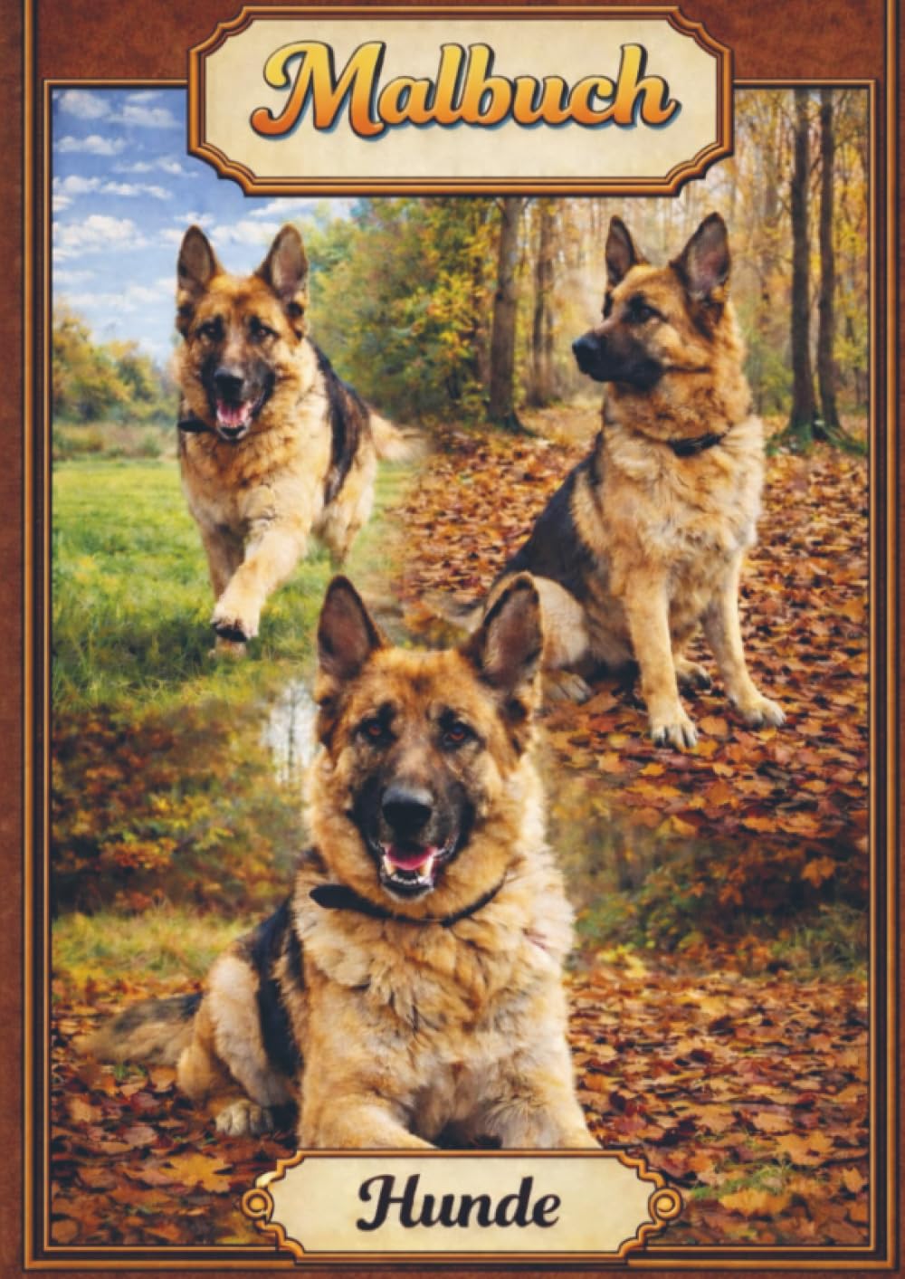 Malbuch, Hunde