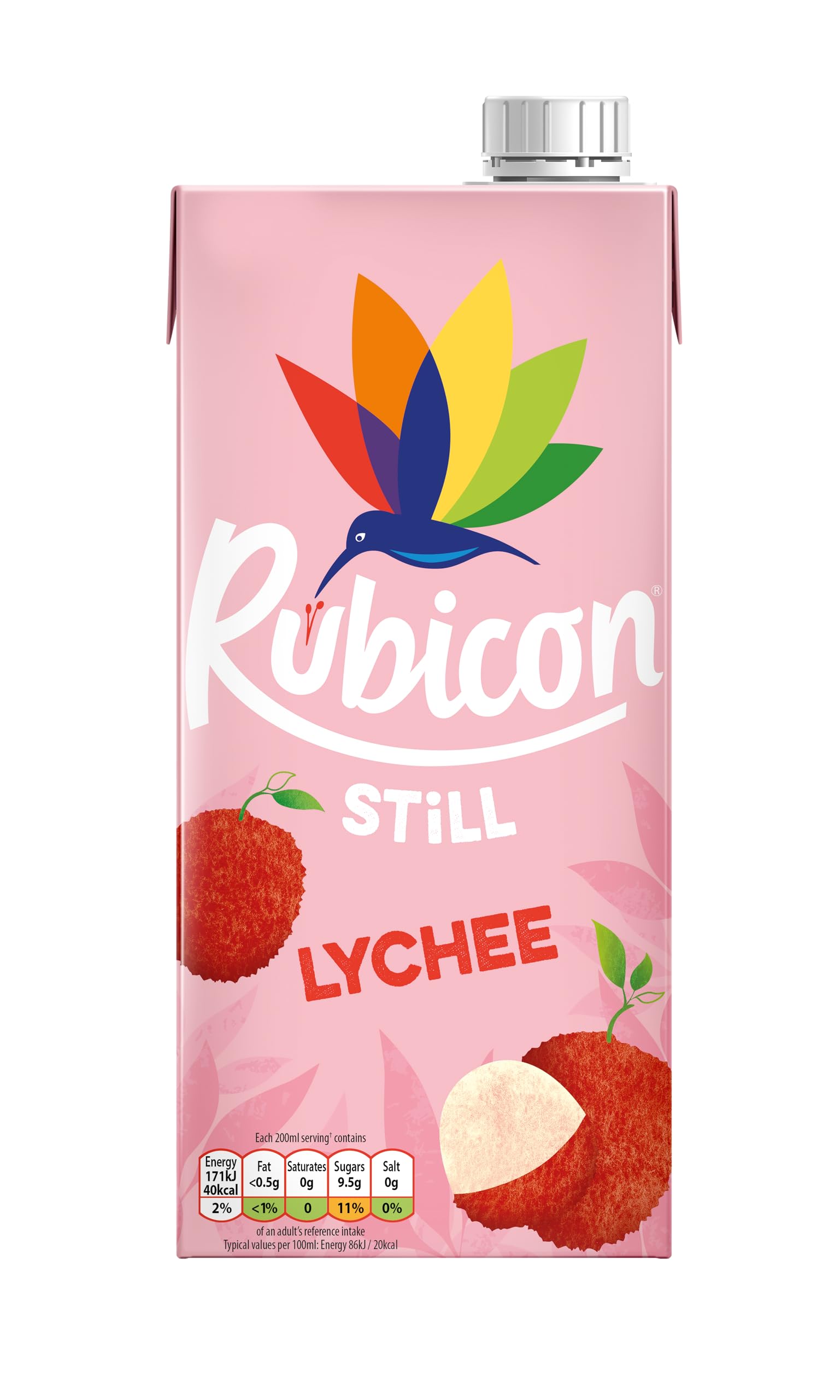 Rubicon Still Lychee Fruit Juice Drink, 1L Carton