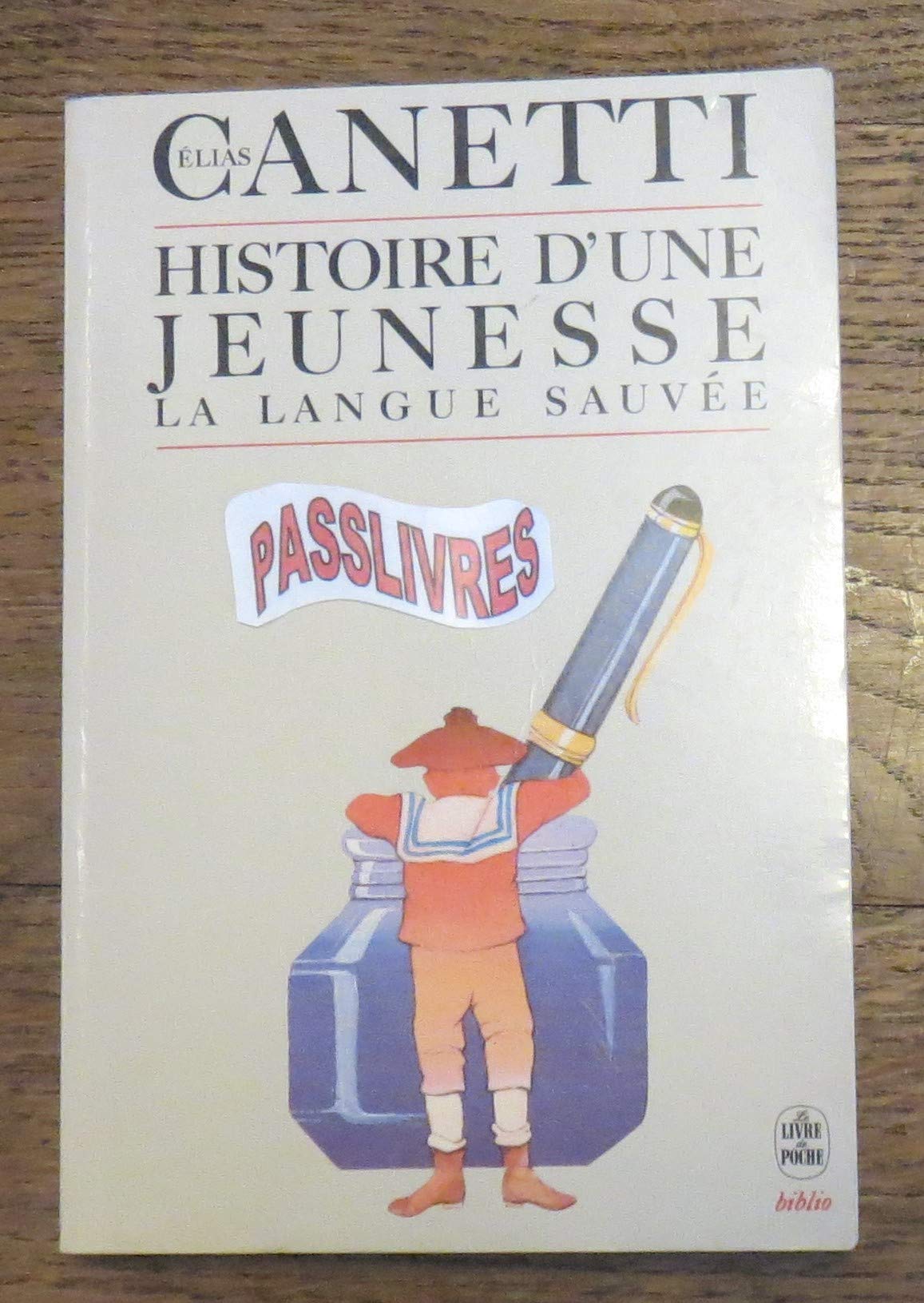HISTOIRE D'UNE JEUNESSE 1905-1921 T01 : LA LANGUE SAUVÉE Canetti, Elias