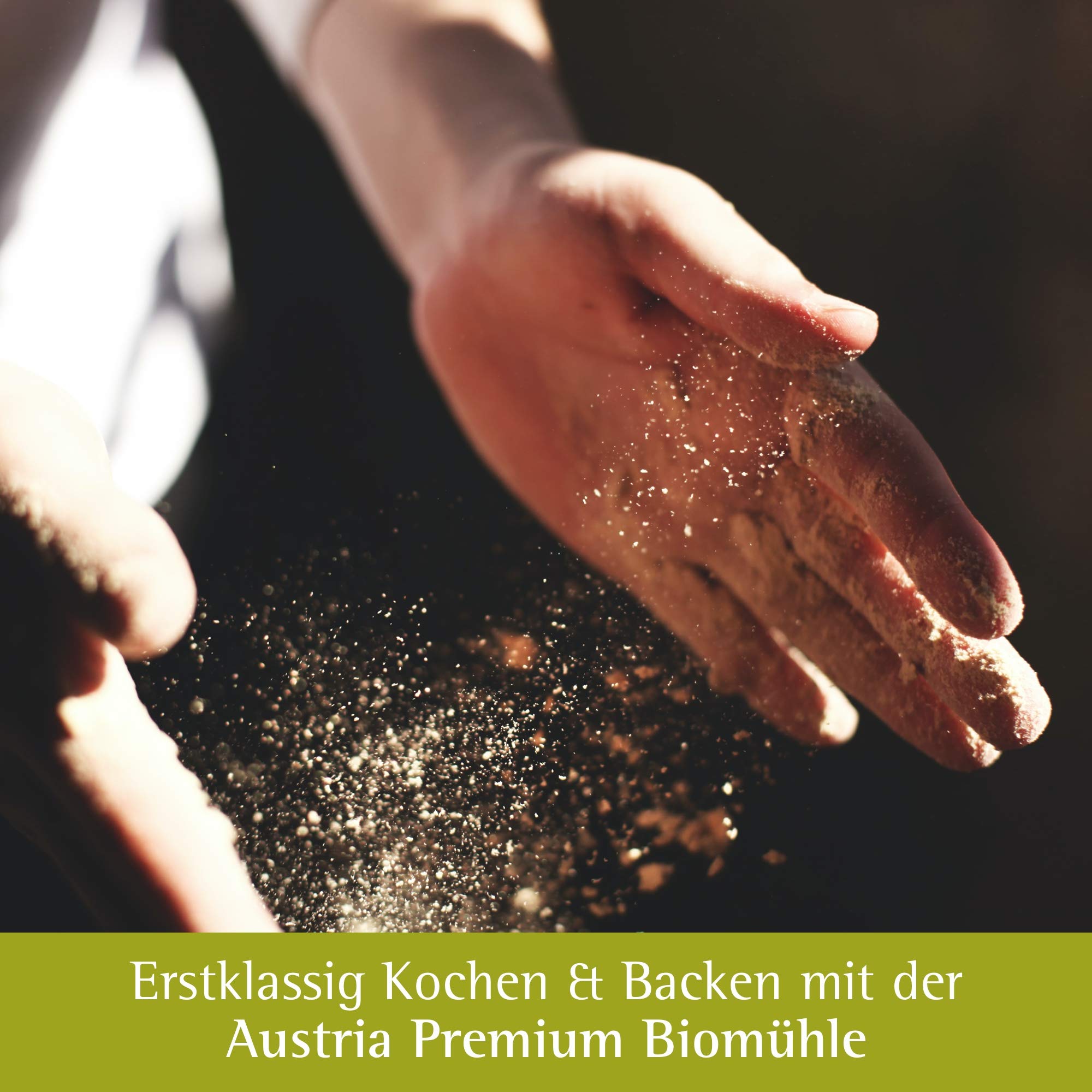 Haberfellner Bio Weizen-Vollkornmehl 25 kg Weizen Getreide Pferde | Gentechnikfrei, Brot, Brötchen, pestizid-kontrolliert