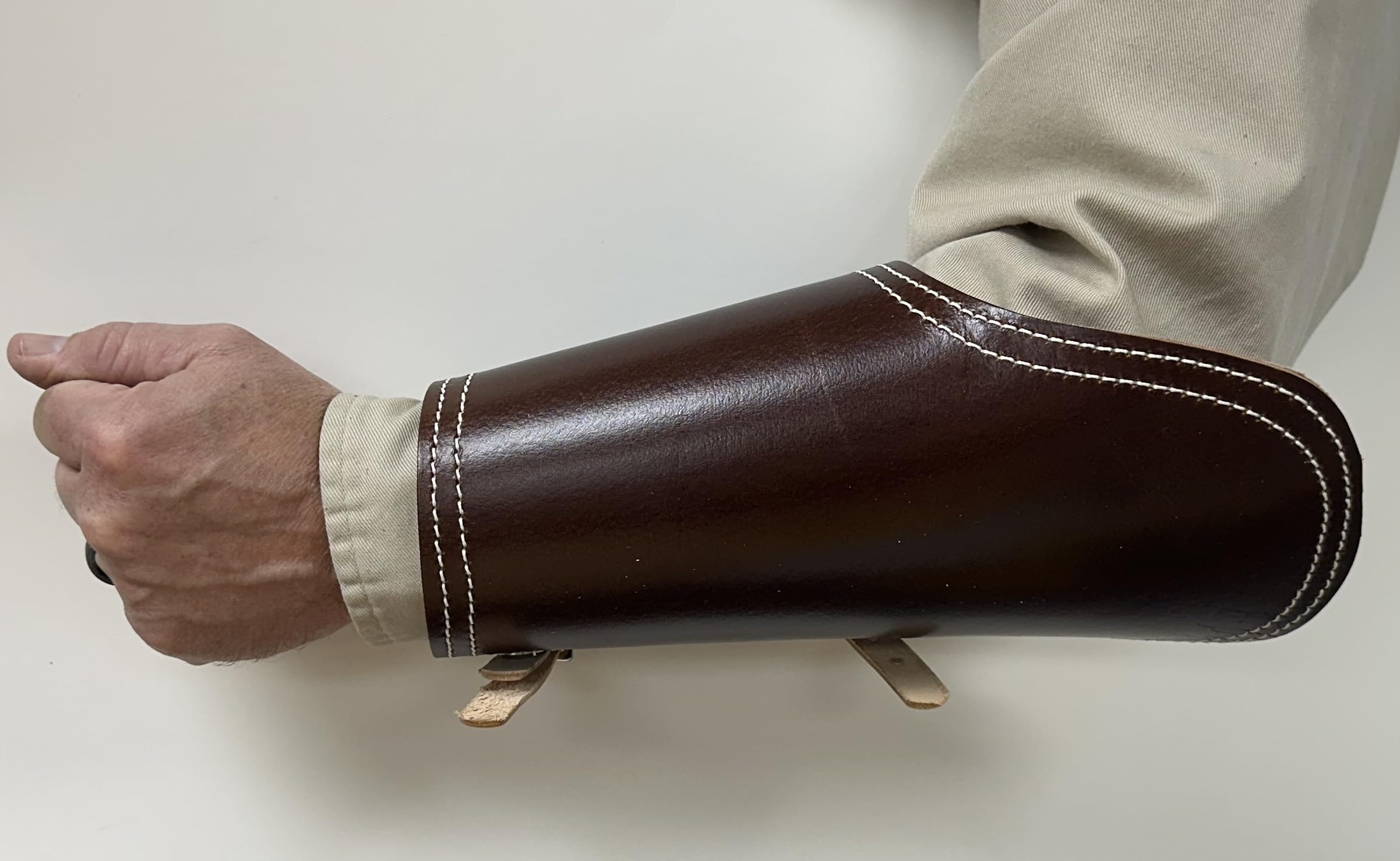 Sissy Pad #6- Welder Arm Pad (Small- Left Arm (for right hand welders), Mahogany)