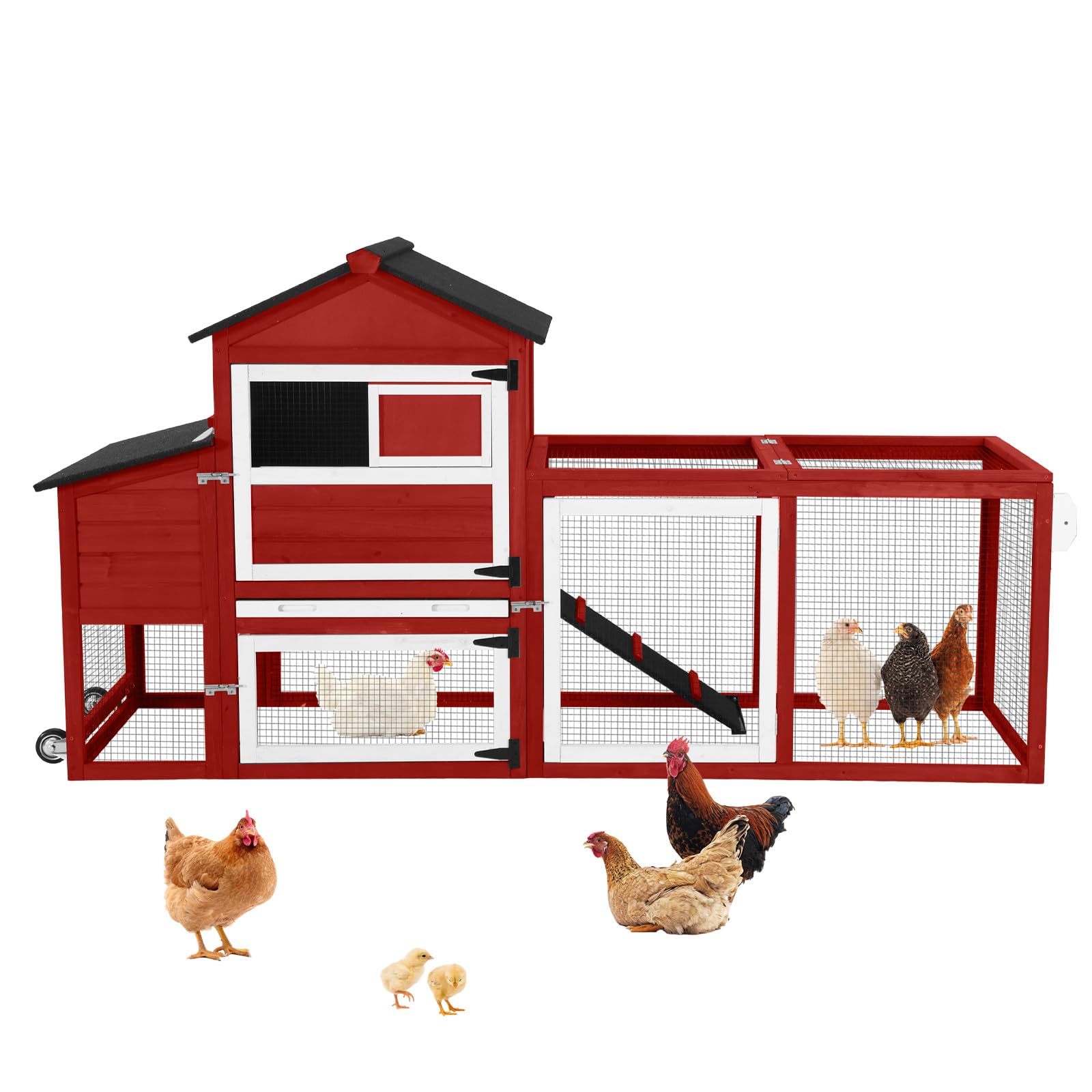 MEDEHOO AIR72-R Chicken Coop