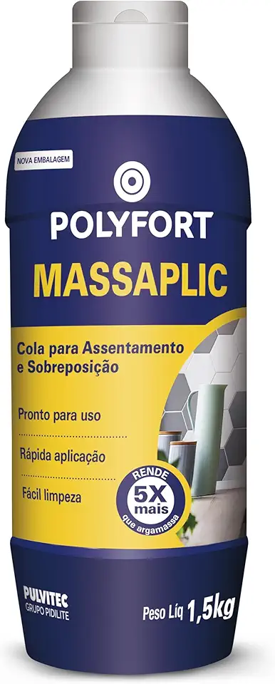 Cola Azulejo Massaplic 1,5kg Pulvitec
