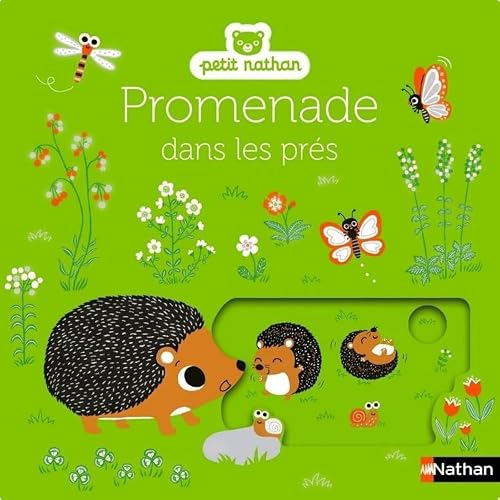 Promenade dans les prés - livre d'éveil animé, pour les bébés dès 6 mois