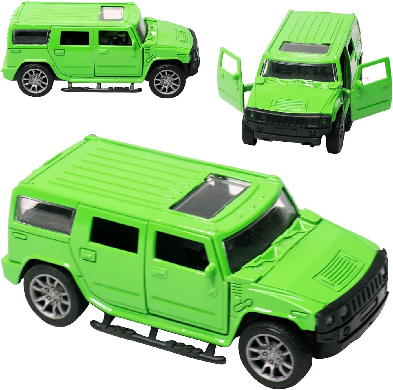 Pull Back Cars for Kids 1:32 Scale Die Cast Sports Racing Car Toy with Openable Doors and Smooth Metal Body for Boys and Girls | Toys for Toddlers Birthday Gift | Hummer 81