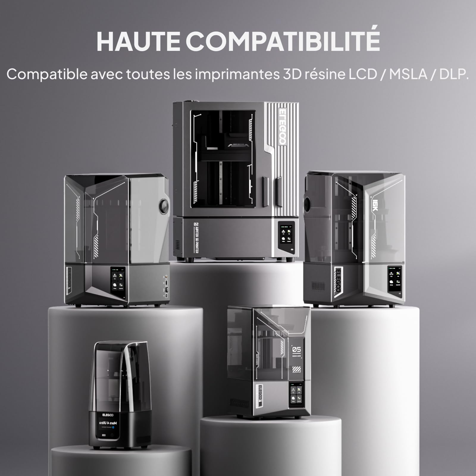 ELEGOO Résine ABS Like Lavable à l'Eau pour Imprimante 3D Beige 2000g