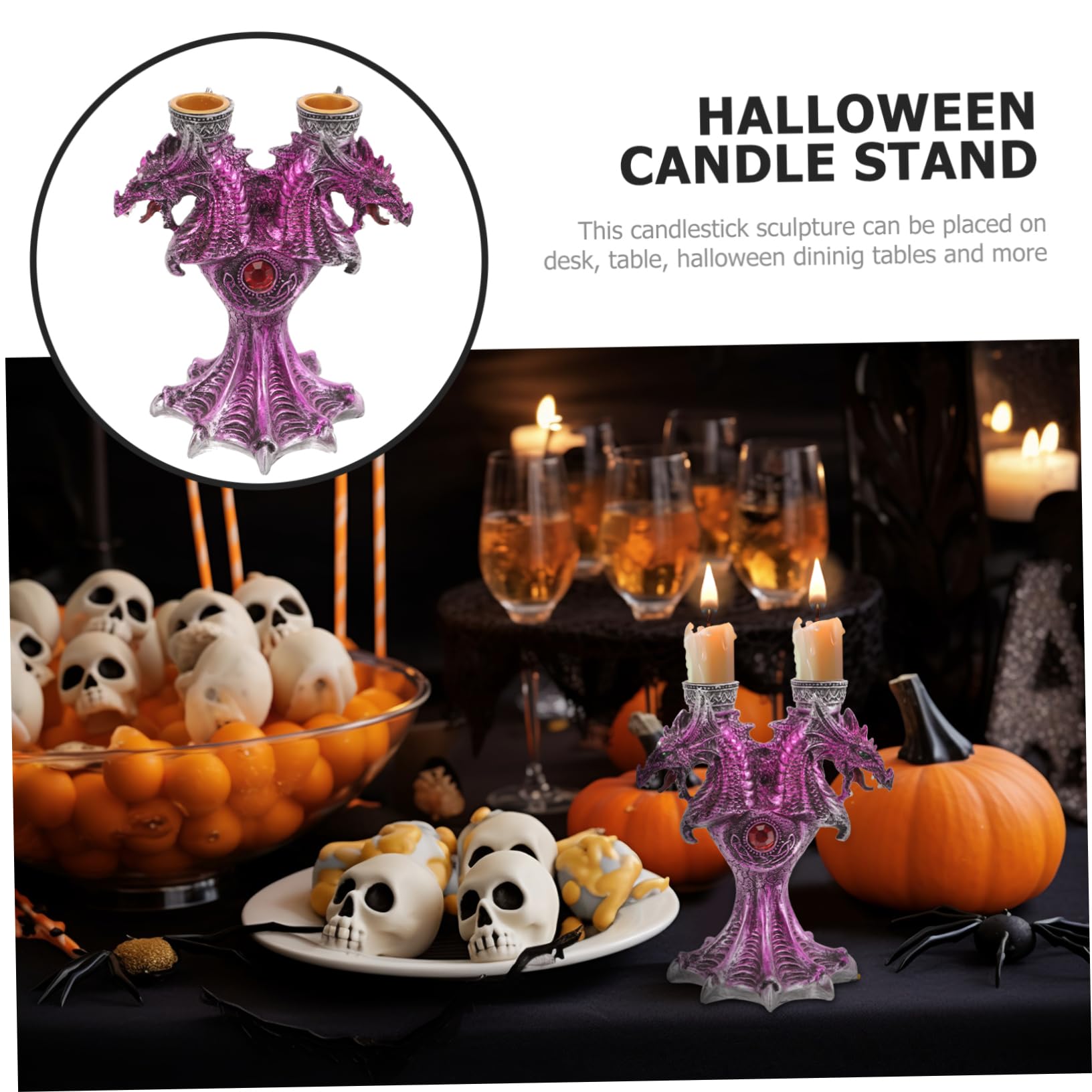 ゆうガーゴイル壁掛けキャンドルホルダー4体Set ガーゴイル壁掛け