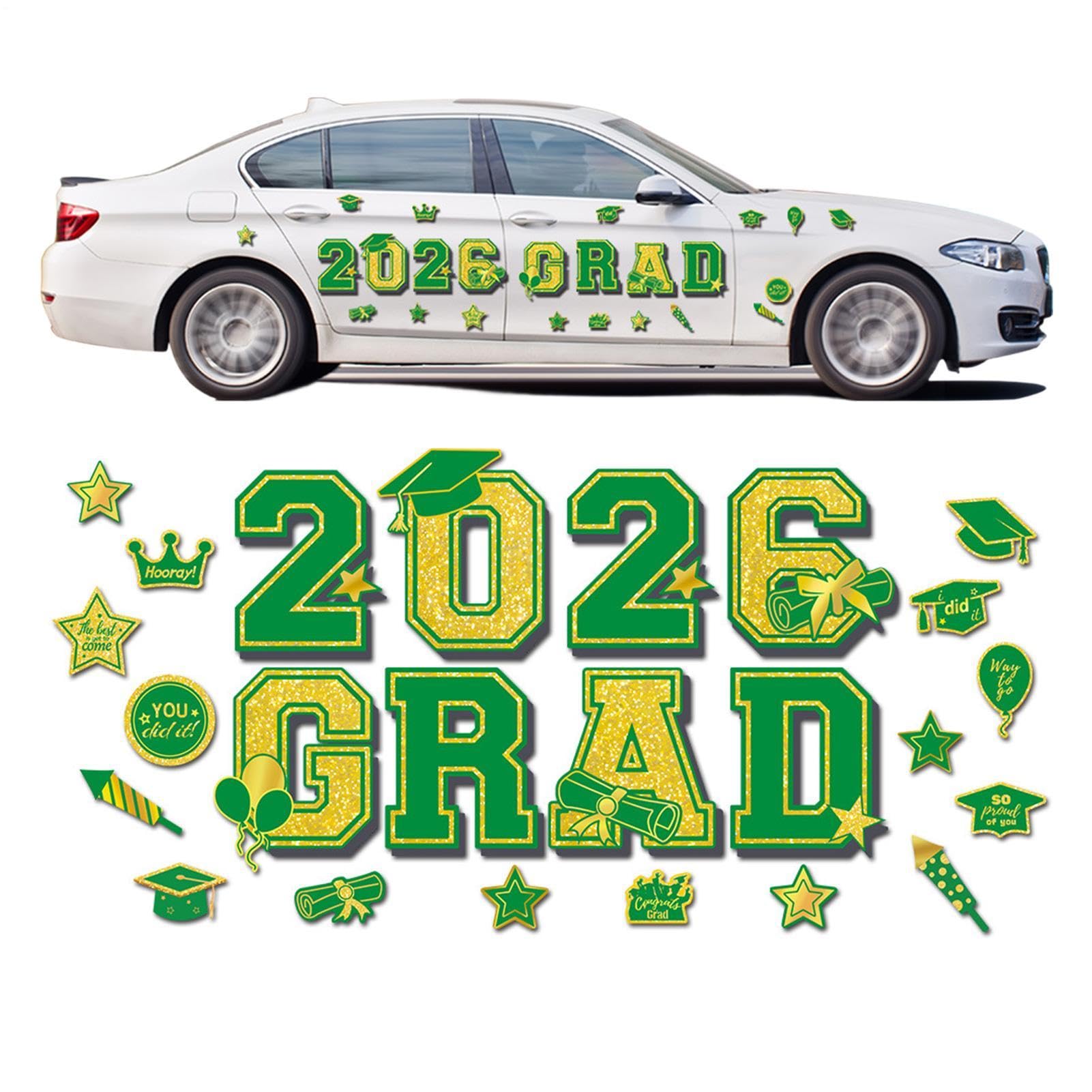 Imanes de graduación para automóvil ideales para desfiles festivos exteriores