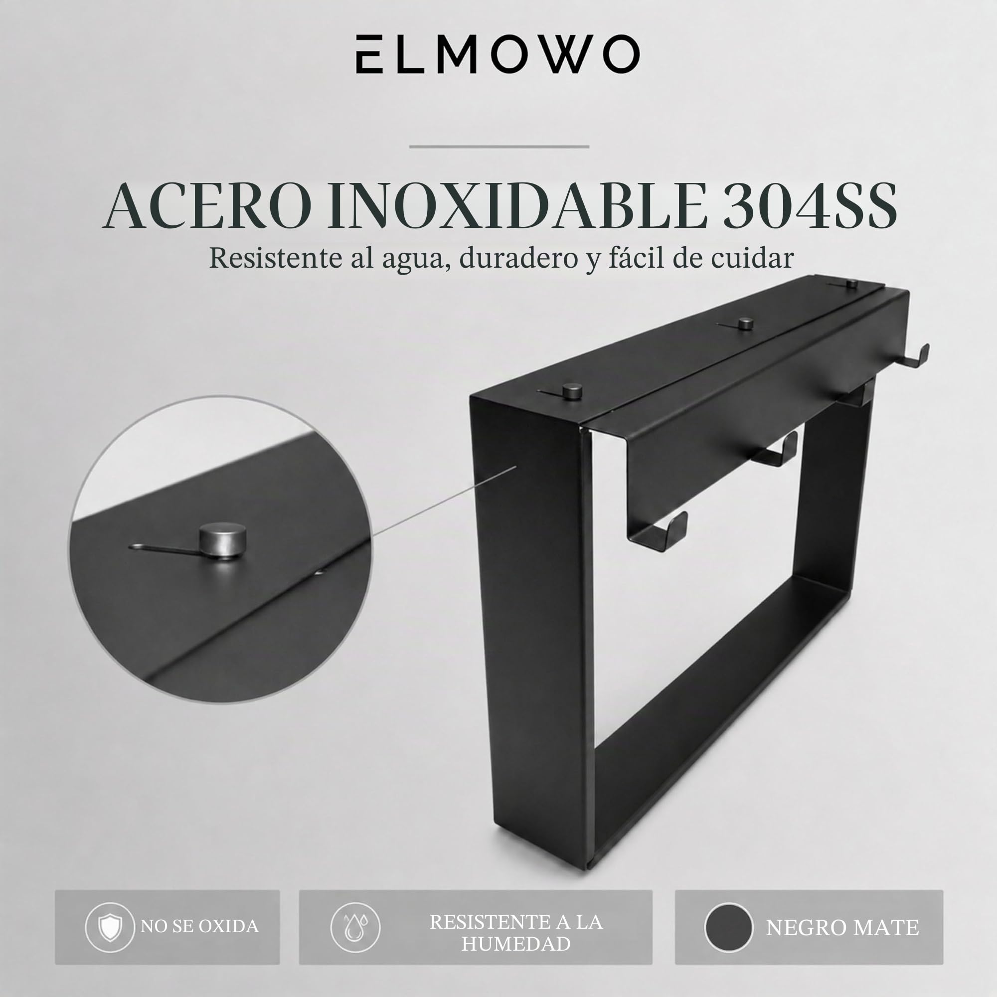 Estantería de ducha de acero inoxidable para colgar sin taladrar para puerta/pared de vidrio - Estantería de ducha para colgar con 4 ganchos - Estante para mampara de ducha de vidrio como