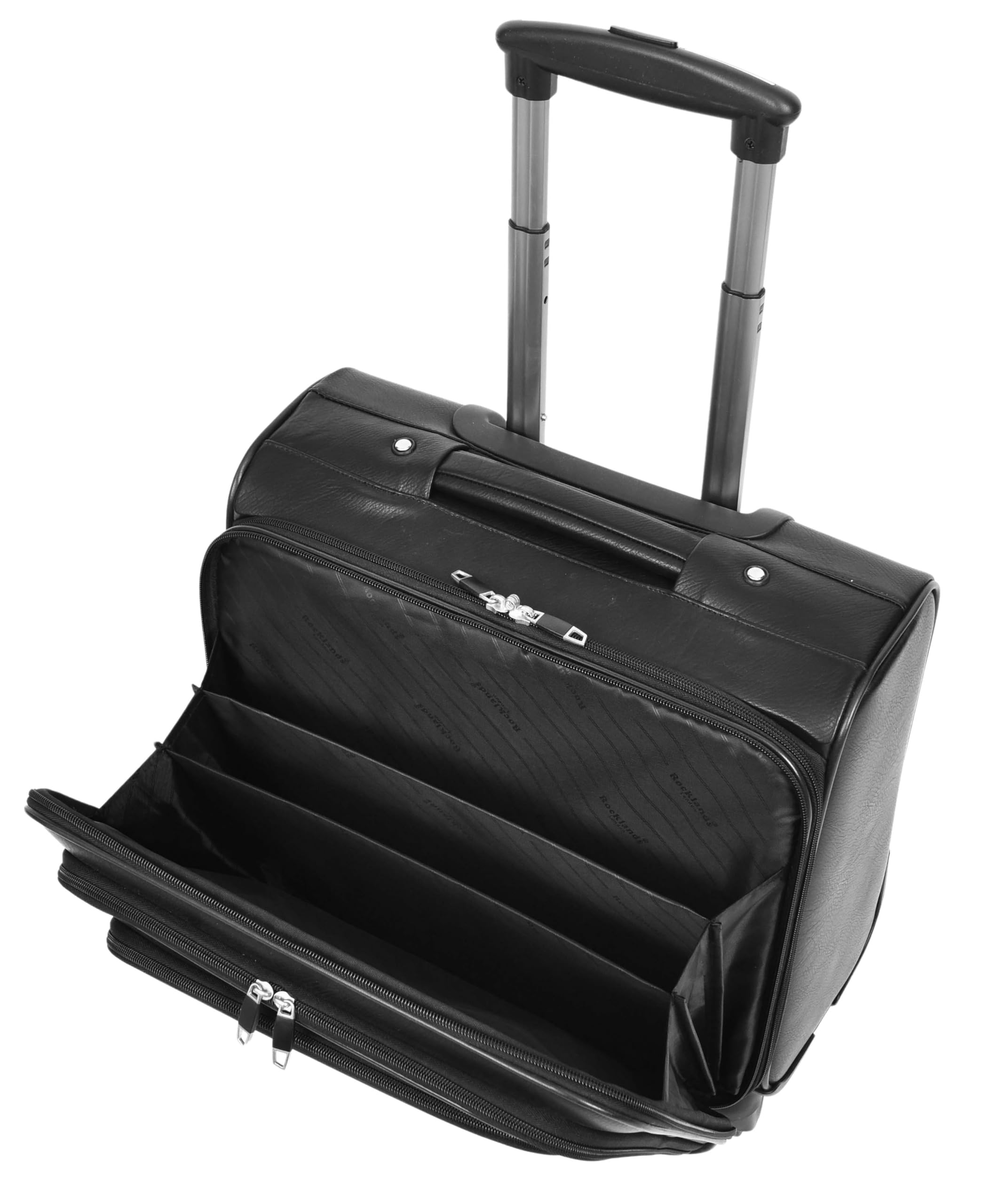 Maleta de viaje para portátil de negocios, maleta de piloto, color negro Denver, Black, L, Estuche Pilot