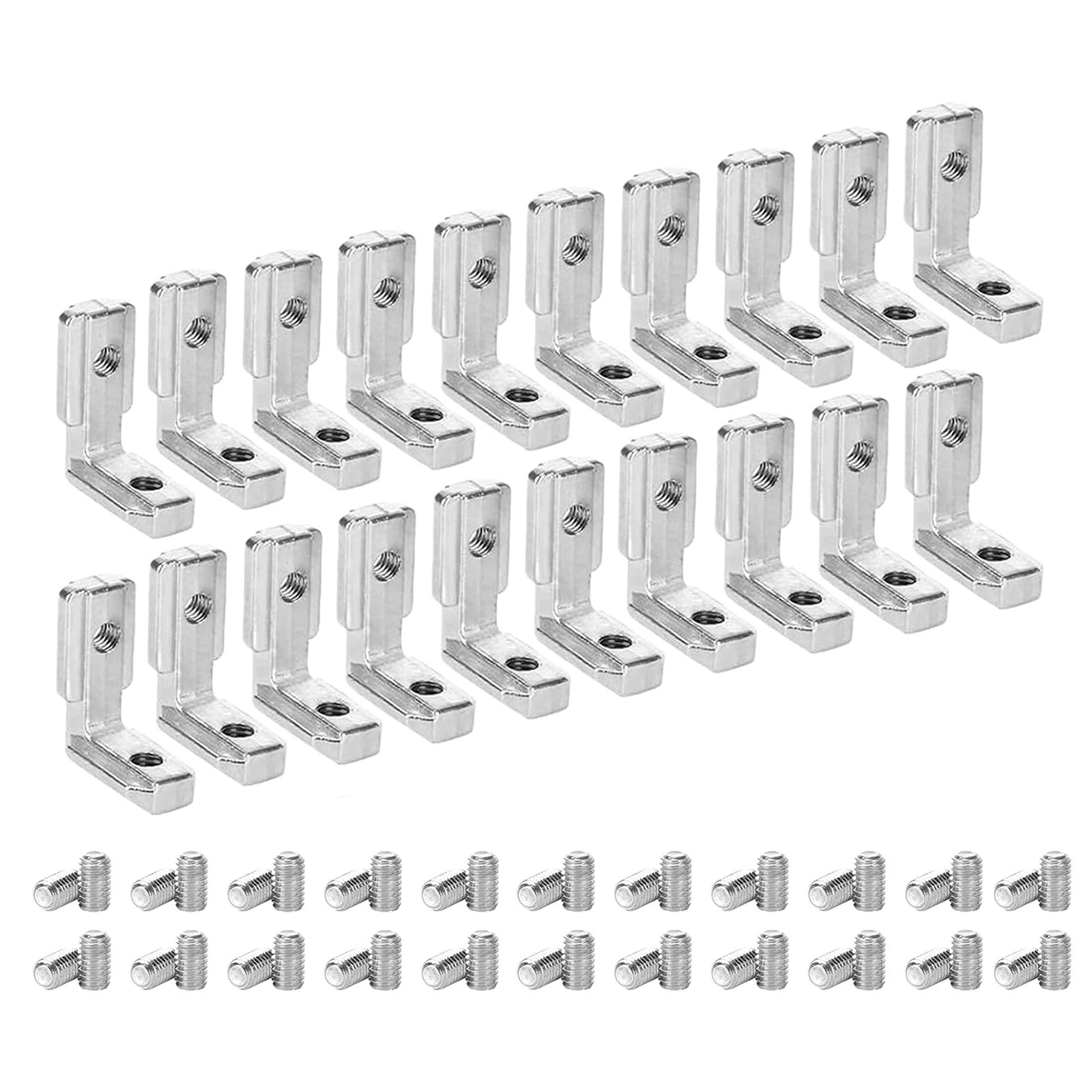 Strength Aluminum T Slot Corner Bracketd for Secure Connection in Industrial Machinery and Furniture Assembly Stable Structure Adapter