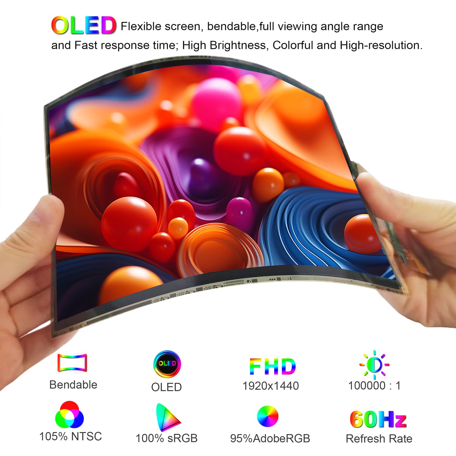 Amazon.com: wisecoco 7.8 inch Flexible Display Curved Bendable