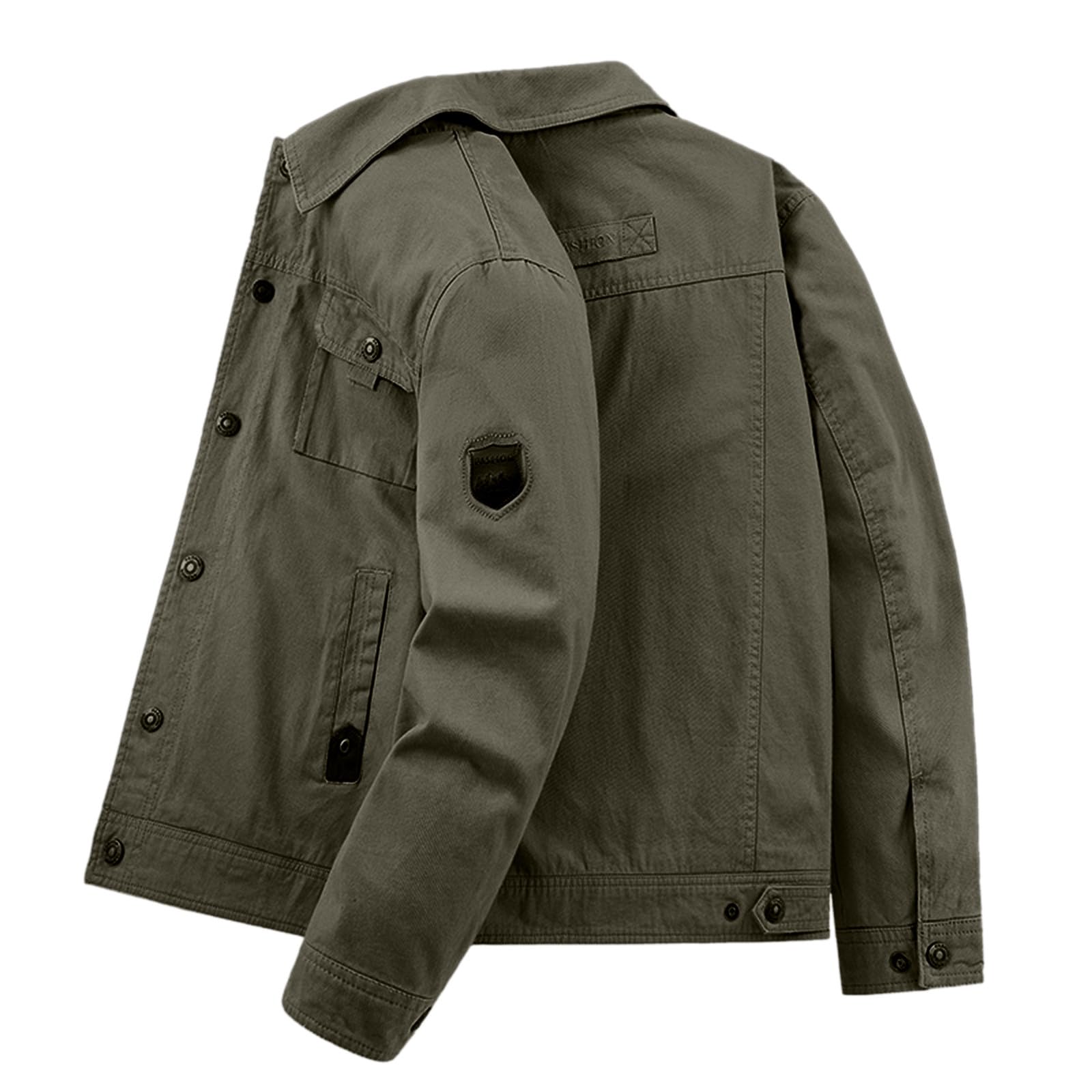 Veste de safari pour homme - Avec doublure en maille - Veste de course légère - Veste de randonnée - Fermeture éclair - Veste de travail - Veste d'extérieur - Veste cargo de combat - Manteau