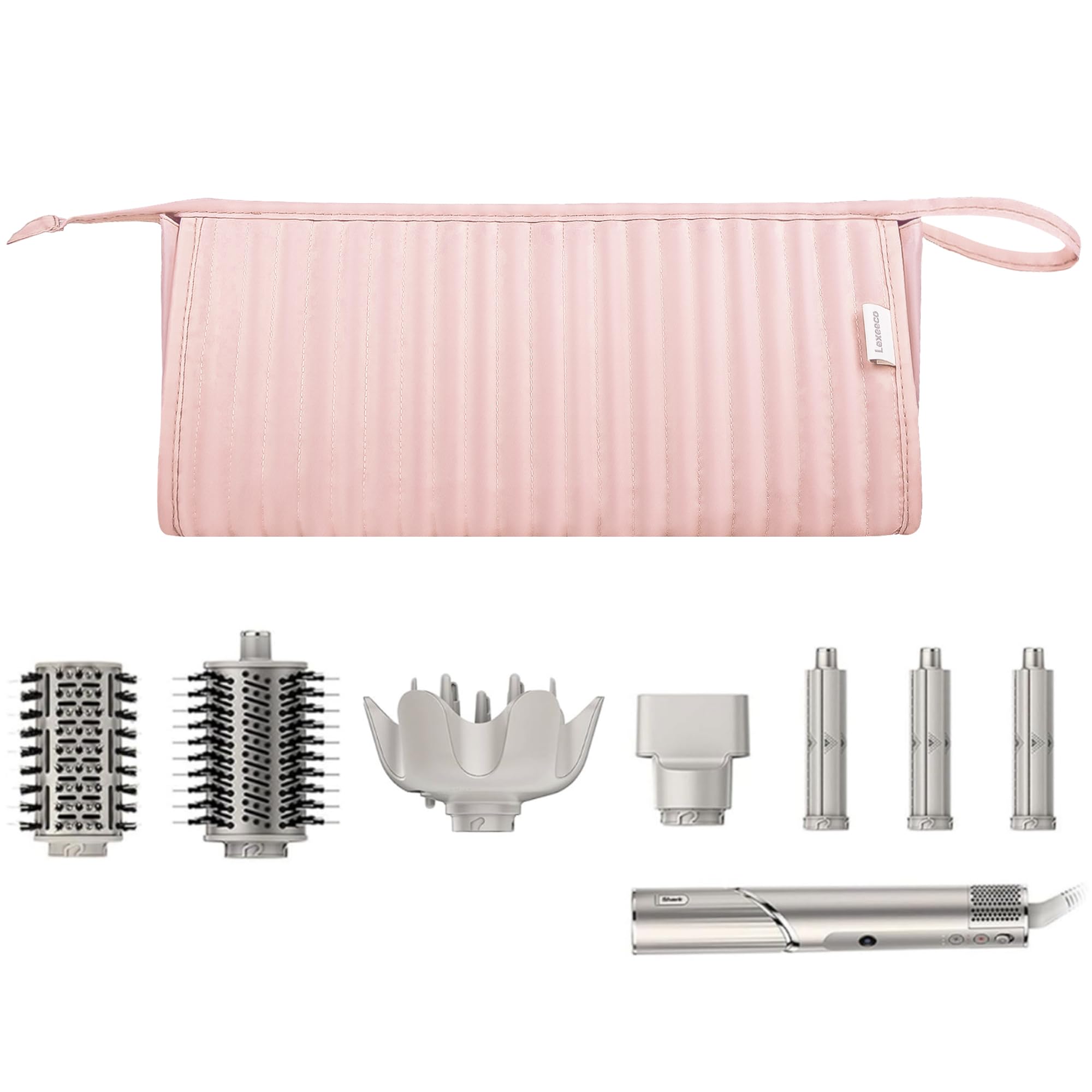 Lexeeco Dy son Air wrap Travel Case Hair Tools Travel Bag for Shark Flexstyle Carrying Case Portable Shark Hair Dryer Revlon Flat Curling Iron