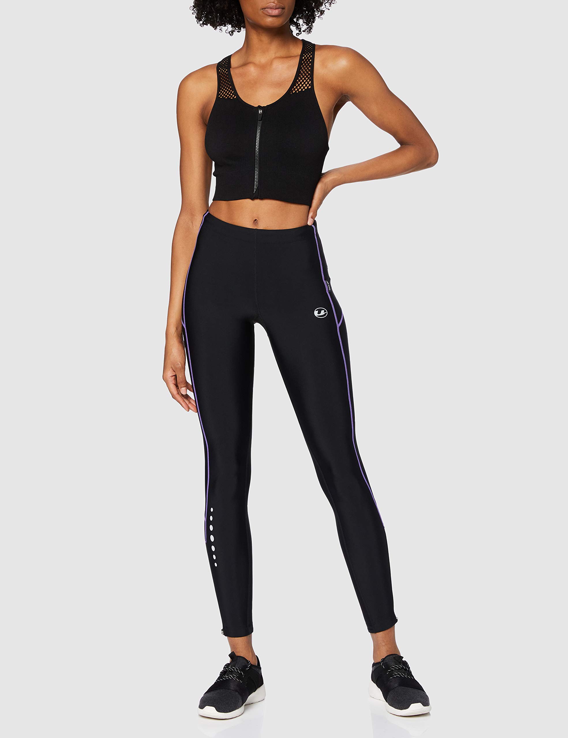 Ultrasport Effetto Compressivo E Funzione Quick Dry - 3/4 Pantalon de course - Femme