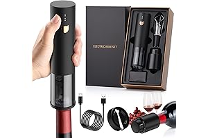 Cordless Electric Wine Bottle Opener - A Sommelier's Secret to Effortless Wine-Opening
