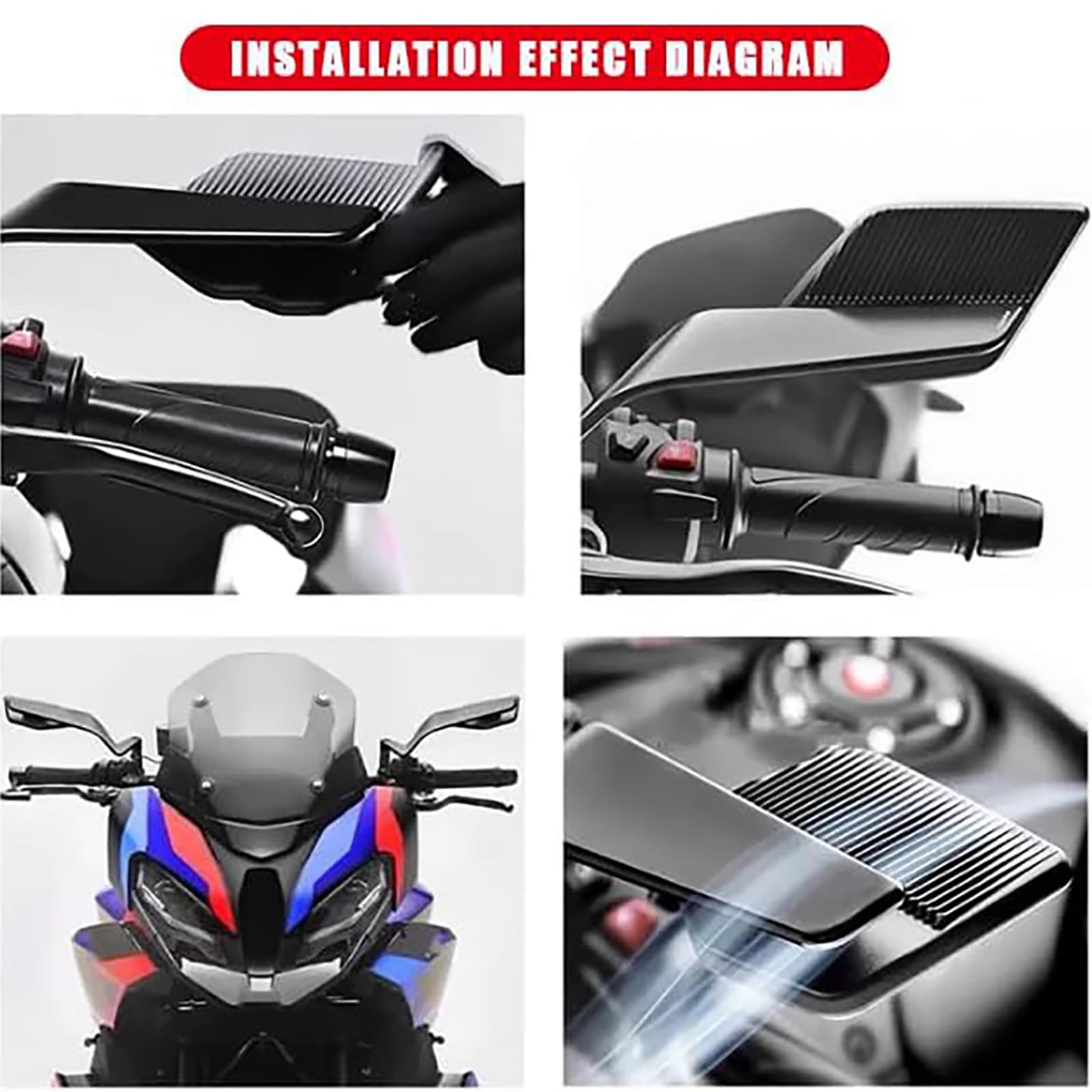 Espejos Retrovisores Moto para BMW CE 02 Scooter 2024
