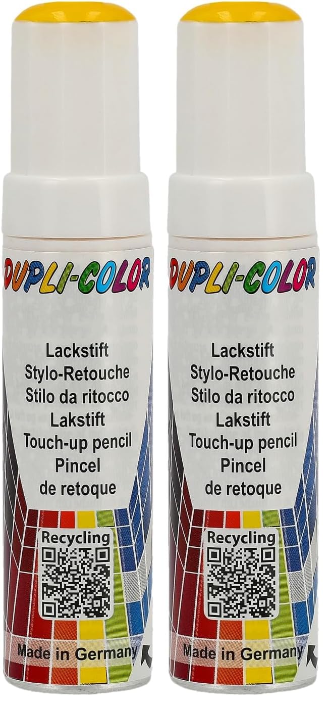 DUPLI-COLOR 599859 AUTO COLOR 3-0200 gelb 12 ml (Packung mit 2)