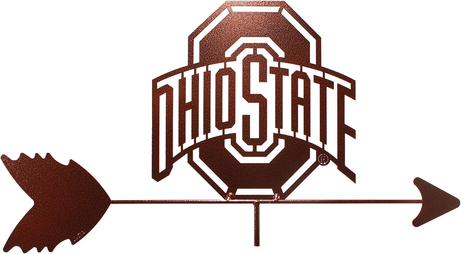 SWEN Products Ohio State Buckeyes Weathervane (Garden Stake Included)