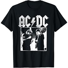 AC/DC Angus and Brian Distressed Photo T-Shirt