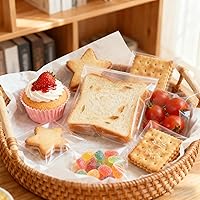 Vista 6 de 200 piezas de bolsas de celofán autoadhesivas de 4x6 pulgadas, bolsas resellables de celofán autoadhesivas para galletas, dulces y bocadillos